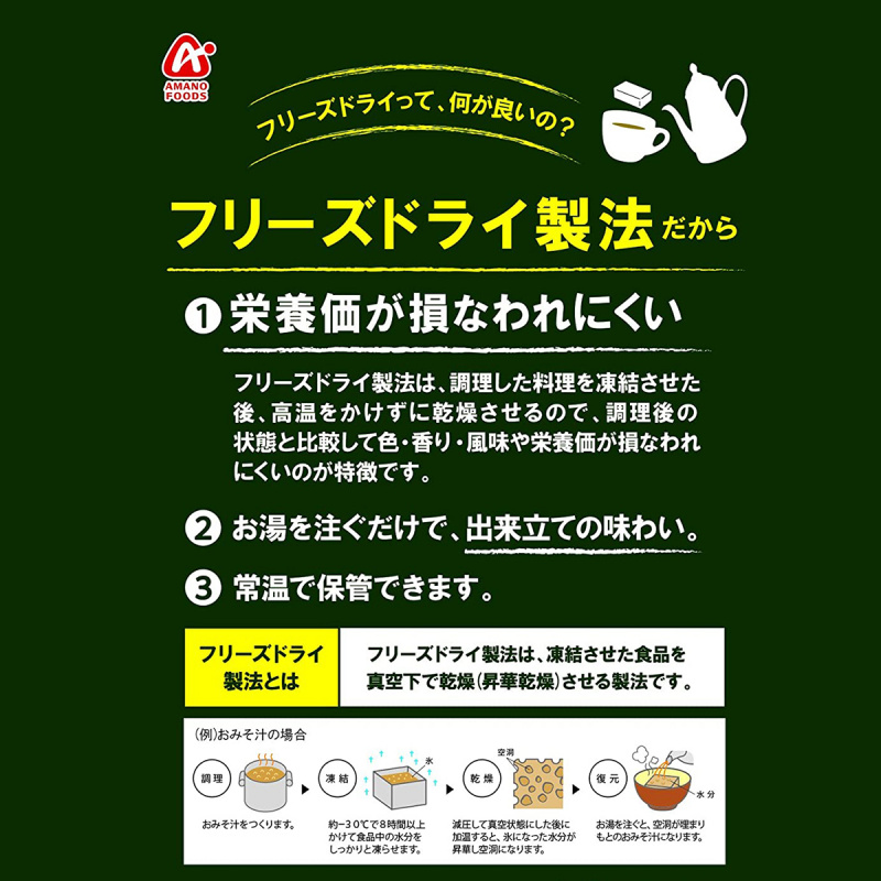日本 天野食品 沖泡即食湯 減塩25% 茄子味噌湯 5包裝【市集世界 - 日本市集】