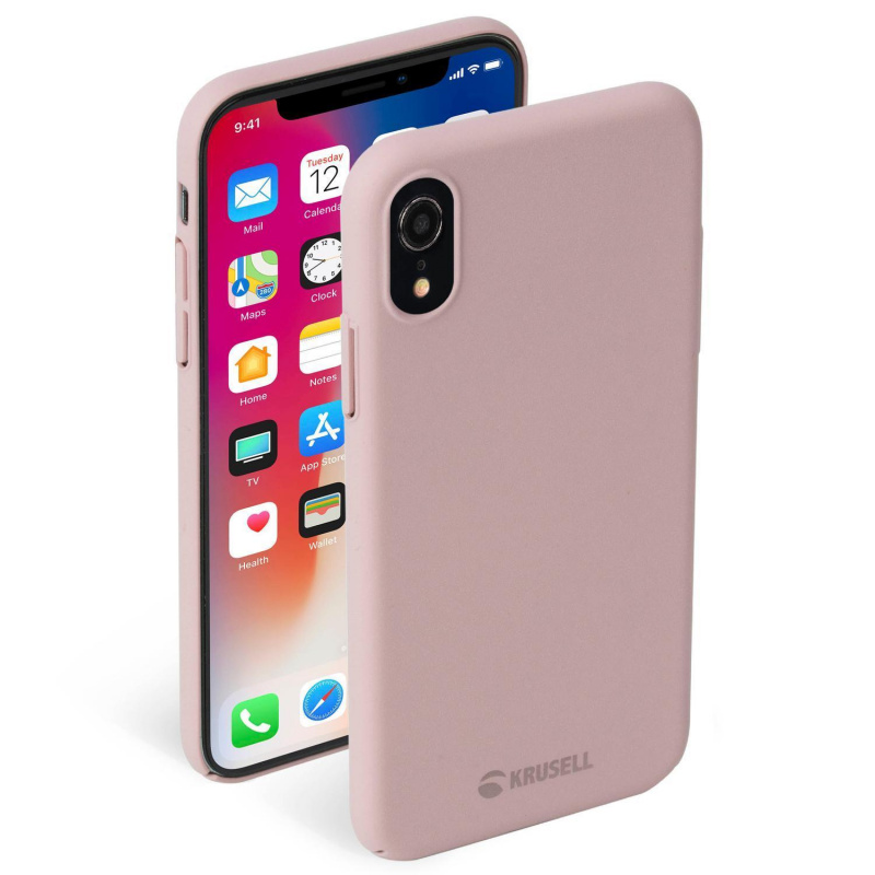 Krusell Sandby Cover for Apple iPhone XR超薄輕巧手機保護殼 - 灰粉紅色 Dusty Pink (KSE-61481)