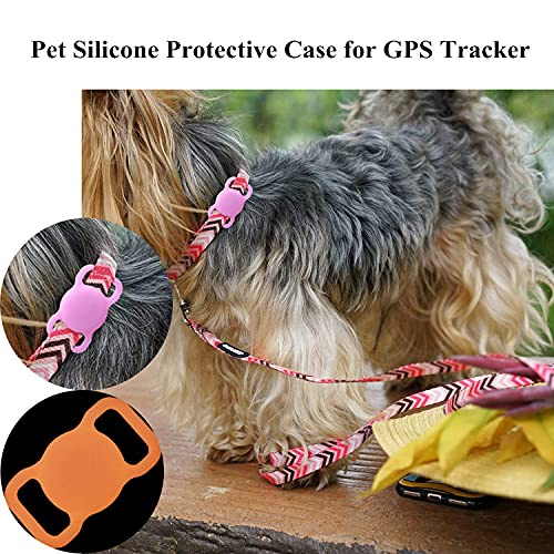 Apple Airtag 寵物項圈矽膠保護套 GPS狗貓頸項