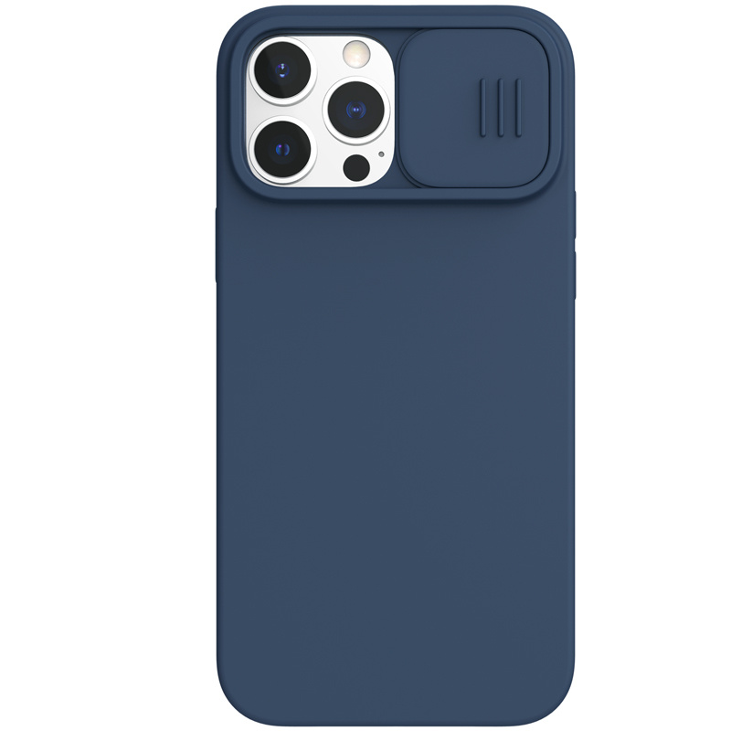 Nillkin iPhone 13 Pro/13 Pro Max 6.7" MagSafe內置磁吸液態硅膠鏡頭滑蓋手機保護殼潤鏡系列