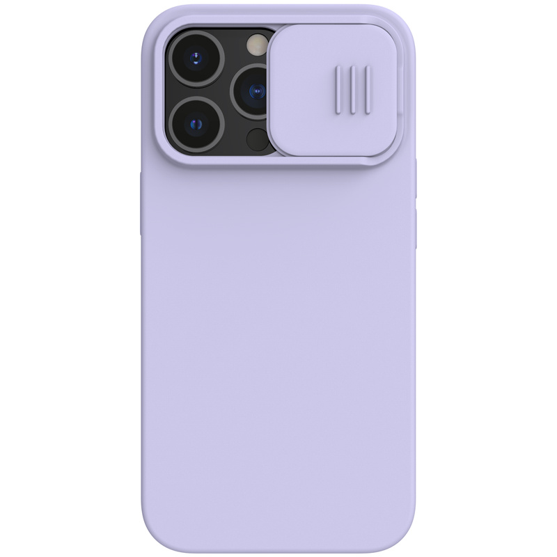 Nillkin iPhone 13 Pro/13 Pro Max 6.7" MagSafe內置磁吸液態硅膠鏡頭滑蓋手機保護殼潤鏡系列