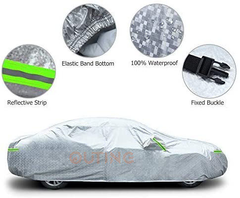 2023新款秒速拉桿安拆鋁膜汽車保護套Car Cover|適合大部分車型