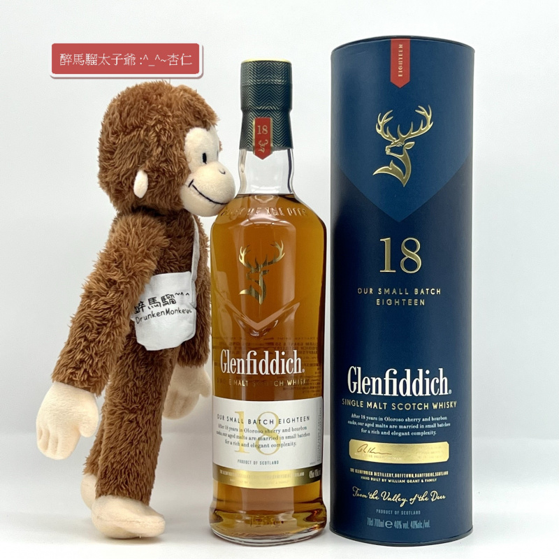 【免運費】 Glenfiddich 18 Years Old Single Malt Whisky