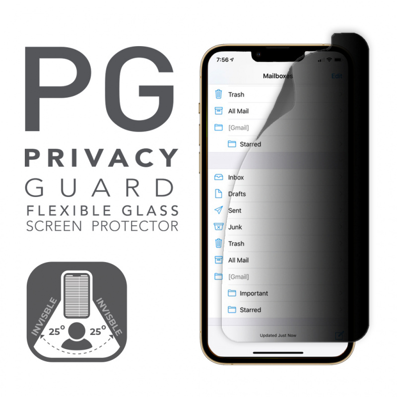 ARMOR iPhone 13 Pro Max 軟性玻璃9H防窺螢幕保護貼