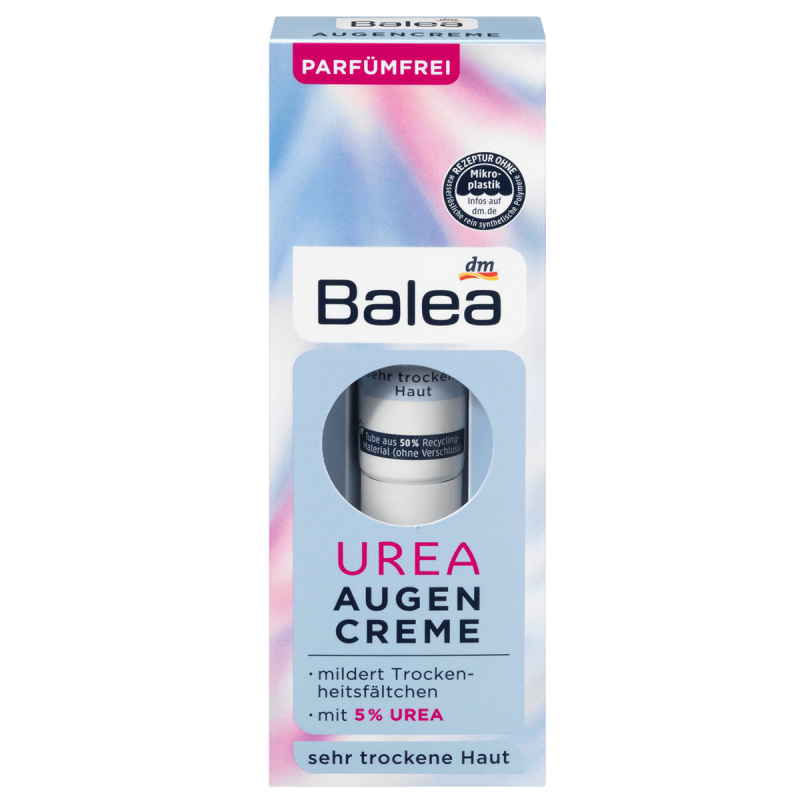 德國Balea 芭樂雅 護膚 尿素 眼霜 強效保濕 15ml【市集世界 - 德國市集】