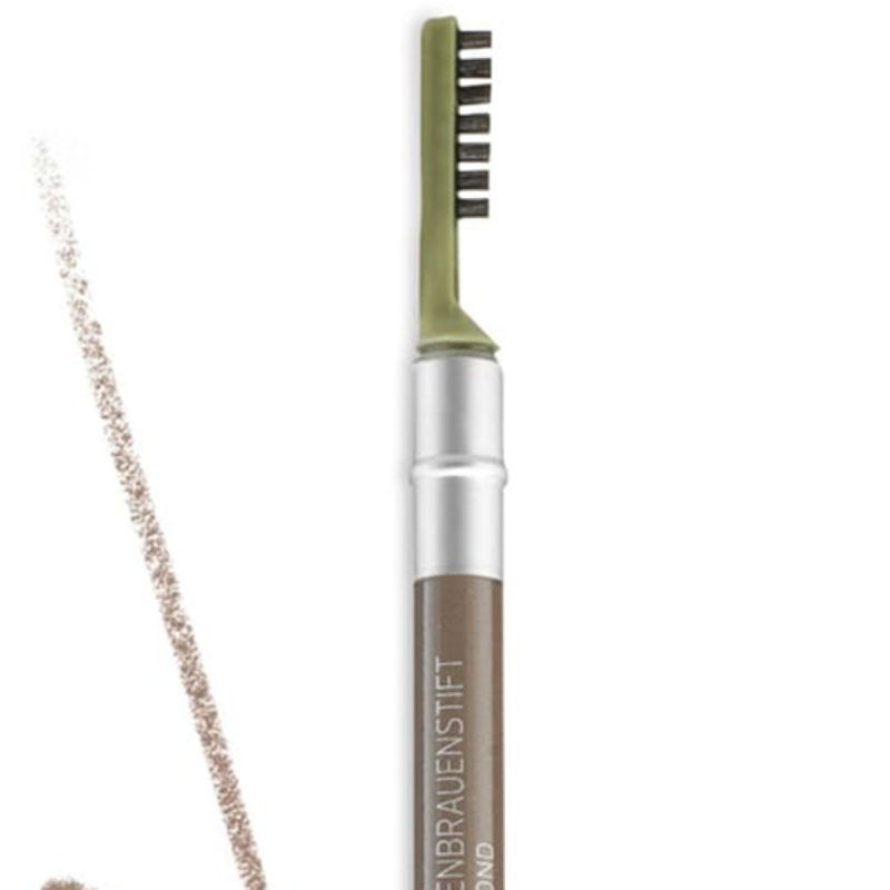 德國Alverde 天然彩妝 眼線筆 有機素材搭配 鉛筆芯眉毛掃式 金色 (01) 1.1g【市集世界 - 德國市集】