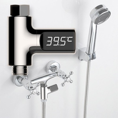 新品 LED水溫溫度計 創意知暖溫度計 嬰兒洗澡水溫計 沐浴新生兒寶寶用品可視水溫