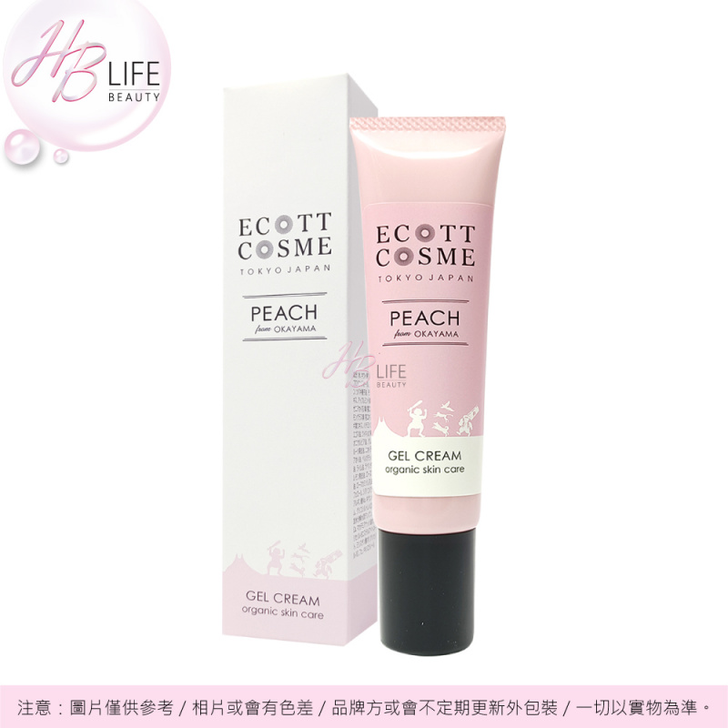 Ecott Cosme- 岡山县 甜蜜白桃系列 - 保濕凝膠霜 30克
