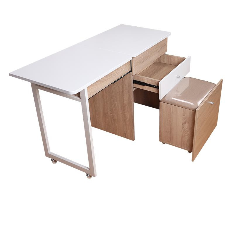 MerryRabbit -多功能伸縮梳妝檯書桌MR-306