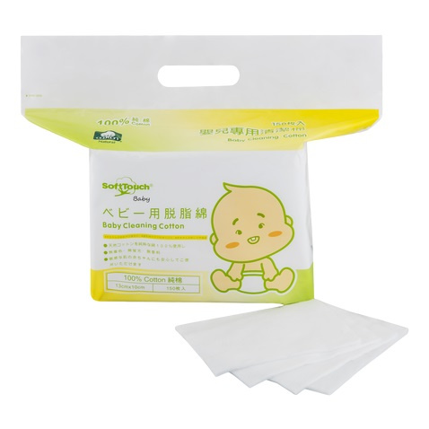 SoftTouch - 嬰兒清潔棉 (150張一包)