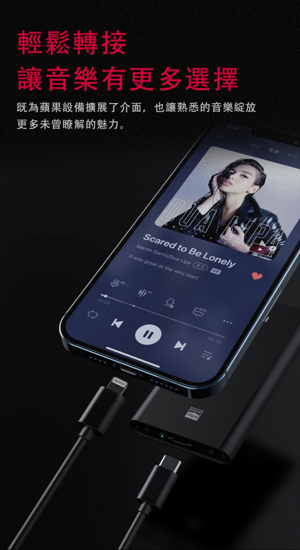 FiiO LT-LT3 (Type-C 轉 Lightning 轉接線 20cm)