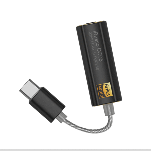 iBasso DC05 (新一代雙DAC 16X MQA解碼3.5mm耳放線)