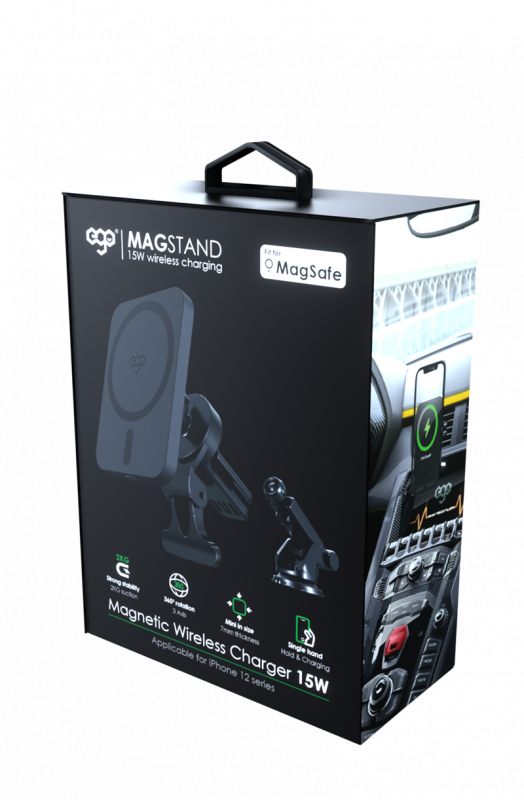 【香港行貨 一年保養】EGO MagStand 15W 無線車充