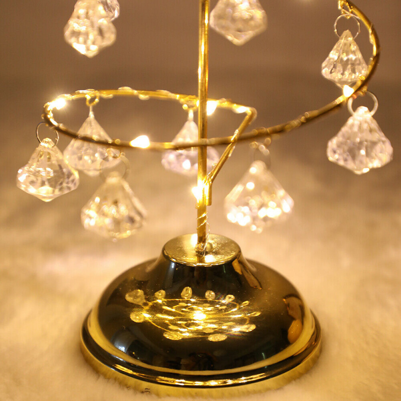 聖誕LED水晶樹裝飾 銀色|金色選擇