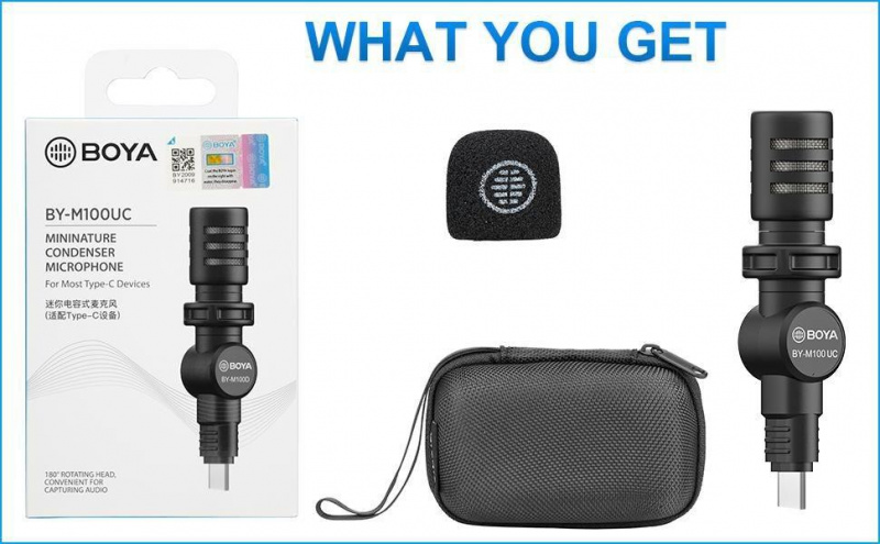 【香港行貨 一年保養】 BY-M100UC 微型電容麥克風