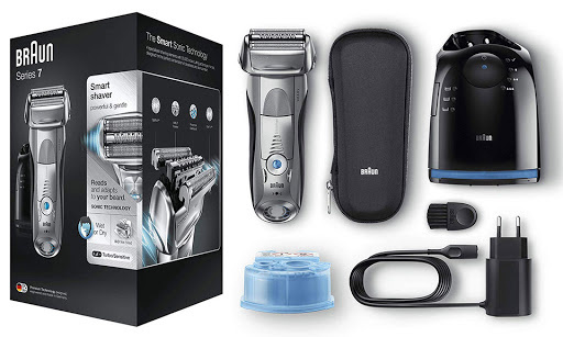 包郵)BRAUN - Series 7 7898CC-P 連自動清洗座電動鬚刨- 平行進口