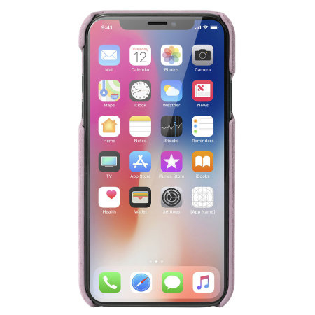 Krusell - Broby iPhone XS Max Case優質皮革保護殼 - Pink (KSE-61496)