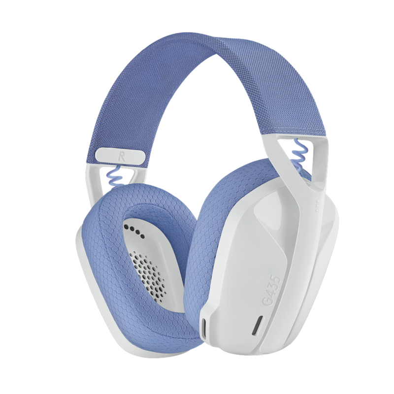 Logitech G435 2.4Hz + BT Lightspeed 無線耳機 (米白色與紫丁香色)