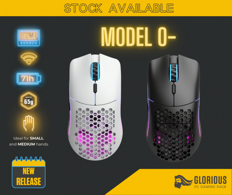 Glorious Model O- Wireless -Black [Christmas Promotion]