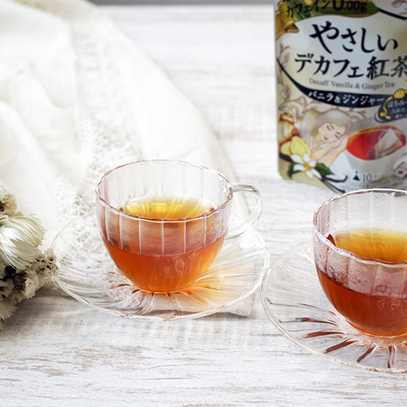 日版Tea Boutique 零咖啡因 雲呢拿姜味紅茶 三角茶包 10包 12g (994)【市集世界 - 日本市集】