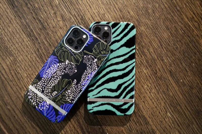Richmond & finch iPhone 13 Case 手機保護殼 -藍獵豹 BLUE CHEETAH (47009)