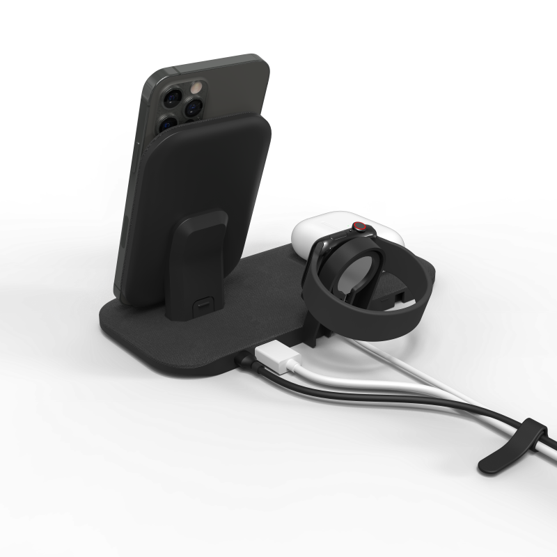 【全新原裝行貨 全港免運】Mophie 二合一無線充電 15w桌面立式充電座