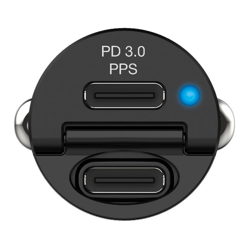 Verbatim Dual Port 30W Type C PD & QC 3.0迷你汽車充電器 66524