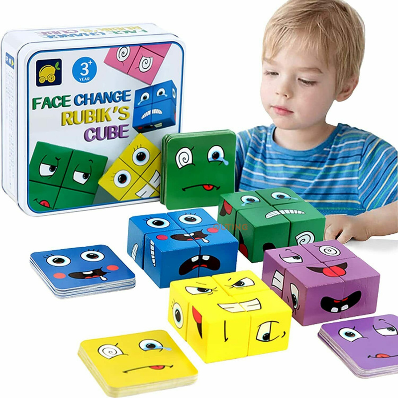 拼面積木玩具 互動智力遊戲 提升專注力訓練 ADHD ADD SEN 兒童而設