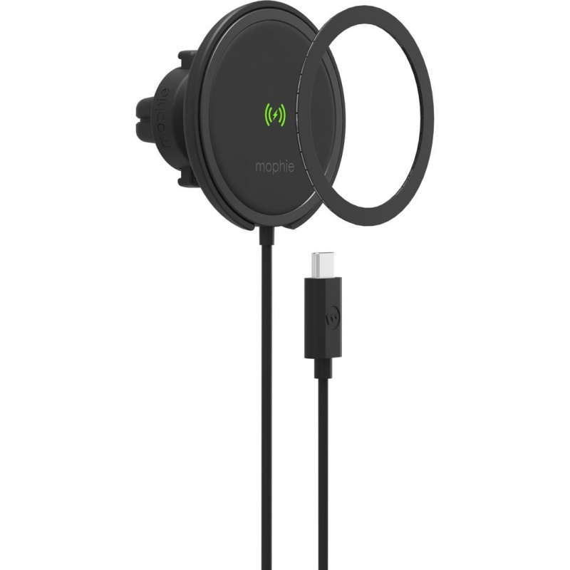 【全新原裝行貨 全港免運】Mophie- UNV Snap+ Wireless Vent Mount 無線通風口支架 - 黑色