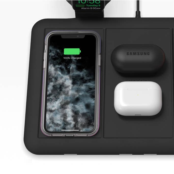 【全新原裝行貨 全港免運】Mophie-UNV Wireless-4 Device Charging Mat 四合一無線充電墊