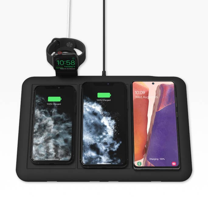 【全新原裝行貨 全港免運】Mophie-UNV Wireless-4 Device Charging Mat 四合一無線充電墊