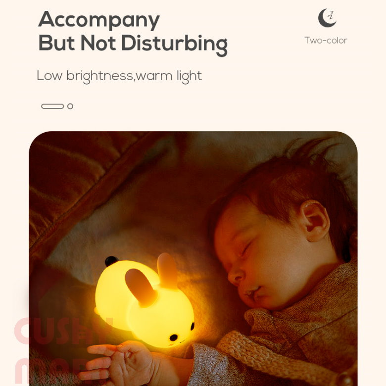 AGERU - 玉兔LED小夜燈(充電式)