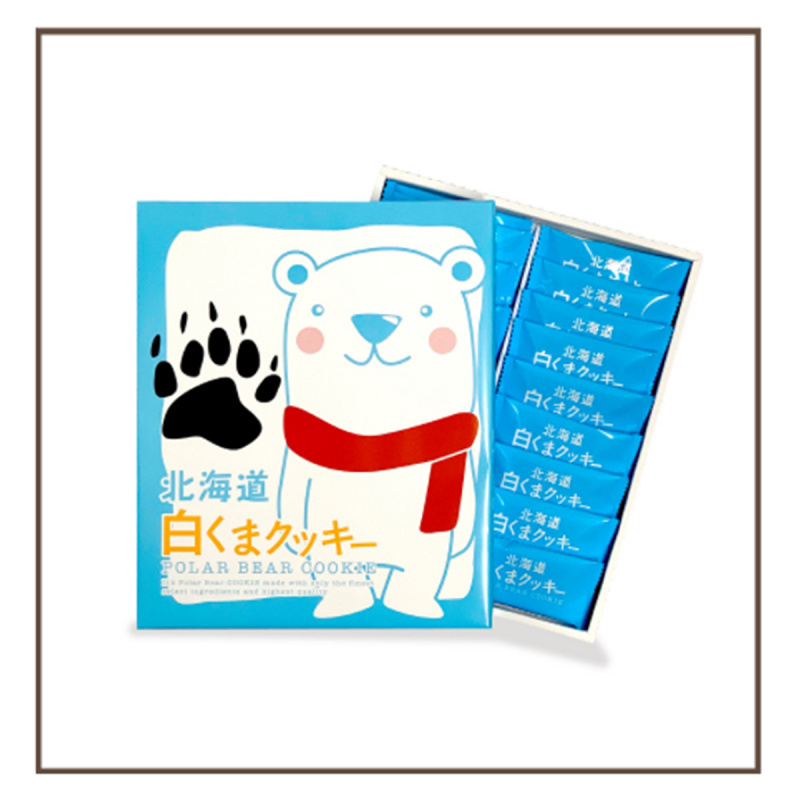 日本 北海道Espoir 白の恋熊 牛乳香脆恋人曲奇禮盒 (18件裝)【市集世界 - 日本市集】