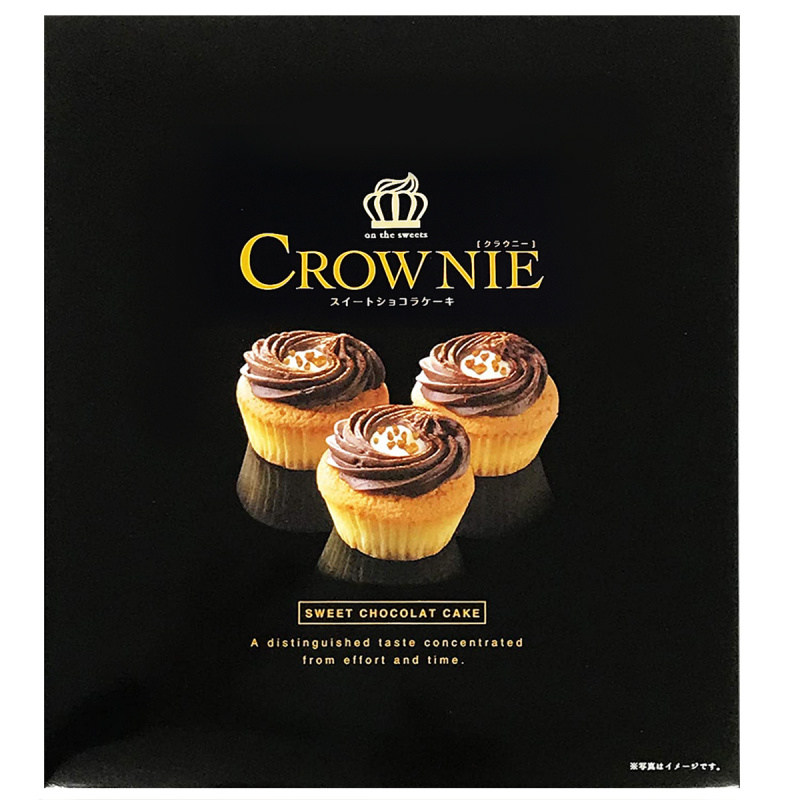 日本 豊上製菓 Crownie 皇冠Cupcake 豪華紙杯蛋糕禮盒 (6件裝)【市集世界 - 日本市集】