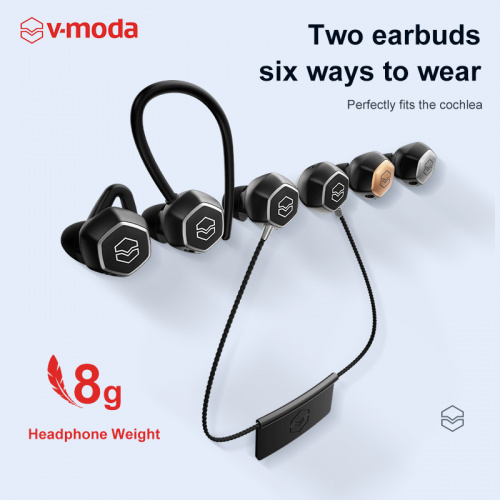V-MODA Hexamove Pro 無線藍牙耳機 ( 支持12種配戴組合) [2色]