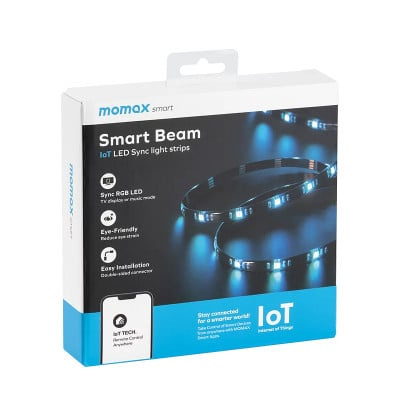 MOMAX Smart Beam IoT 智能影音同步燈帶 IB11SD 黑色