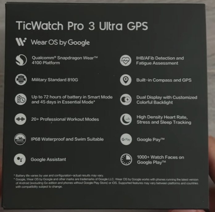 (香港行貨)Mobvoi TicWatch Pro 3 Ultra 智能手錶