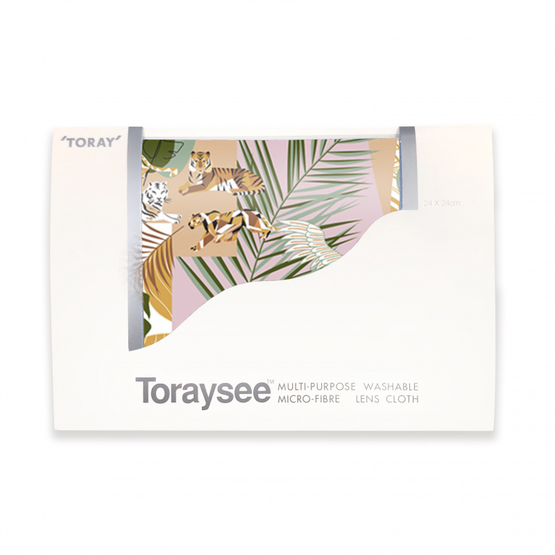 日本東麗 Toraysee™超微細纖維特效鏡頭布 / 眼鏡清潔布 (虎)