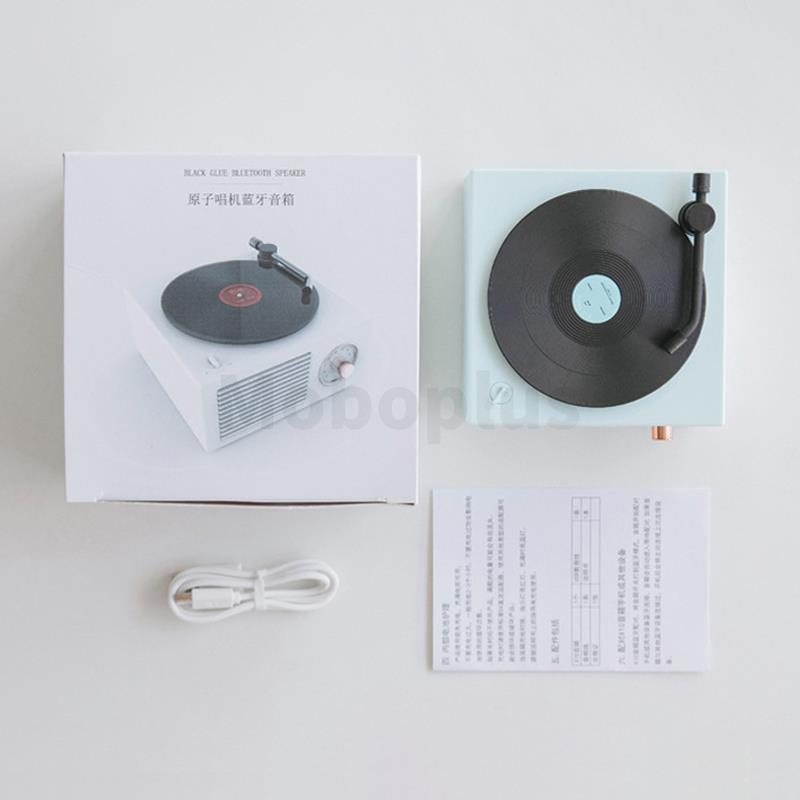 M-Plus 復古原子黑膠唱片多功能藍牙音箱 [3色]