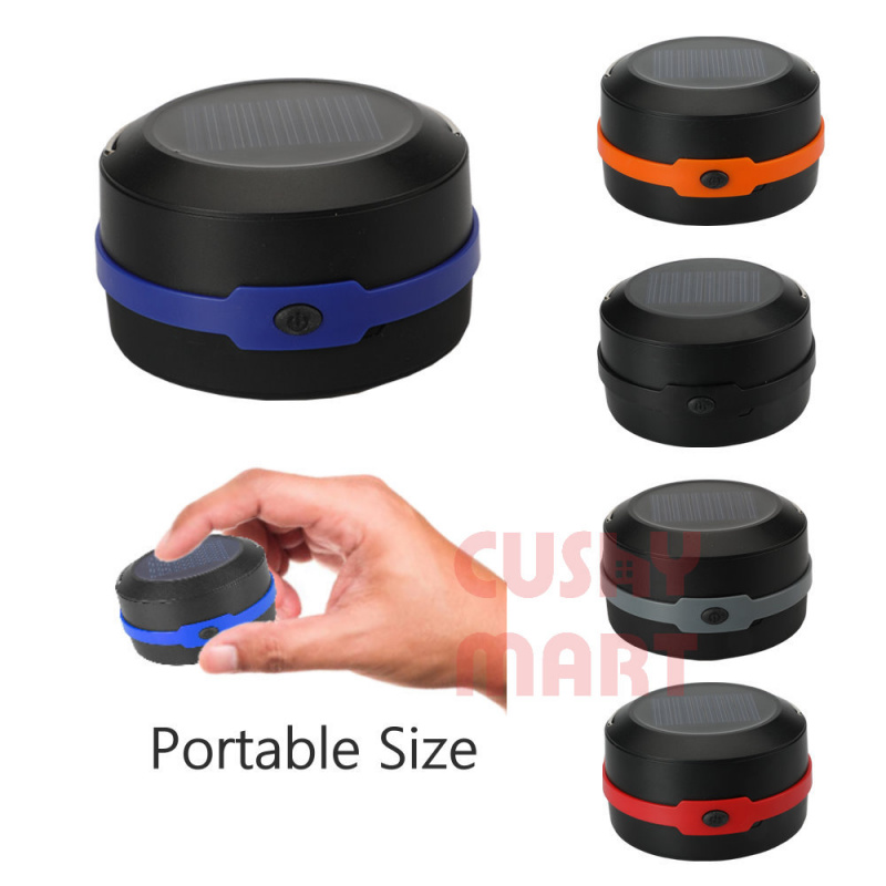 優柔百貨 - 2合1太陽能USB露營燈及電筒 可摺疊 充電寶 (紅色/藍色)