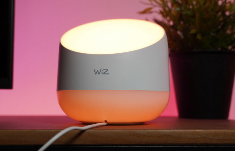 WiZ Wi-Fi Squire 可攜式情境燈連火牛 [白色] [黃白光+彩光]