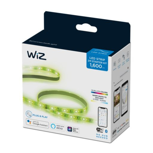 WiZ 基本版2M 智能LED燈帶 [黃白光 + 彩光] [連火牛]