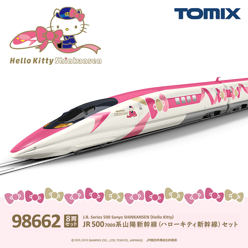 日本SANRIO Hello Kitty JR 500-7000系山陽新幹線