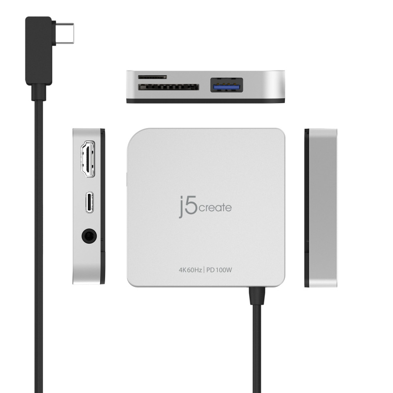 J5create 7in1 iPad Pro 專用 USB-C Travel Dock UH-JCD612