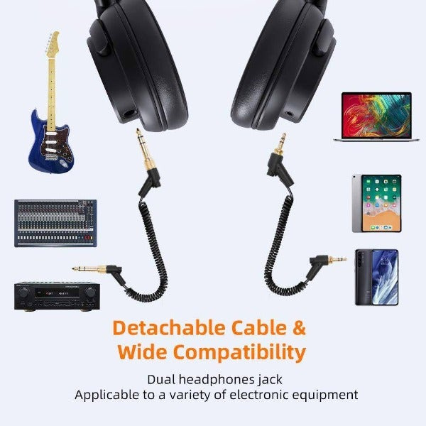 MAONO DJ 工作室監聽耳機 帶 50 毫米驅動器  AU-MH601