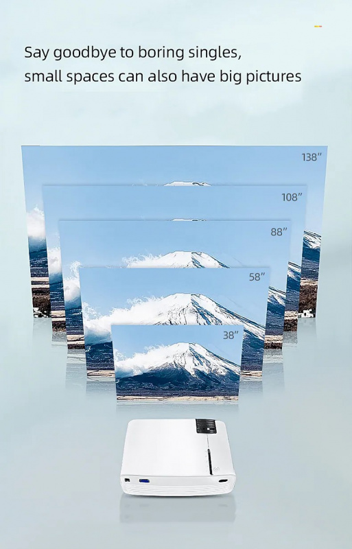 MEDIACUBE 720P LED PROJECTOR SD USB VGA HDMI AV MEDIACUBE 720P LED PROJECTOR SD USB VGA HDMI AV