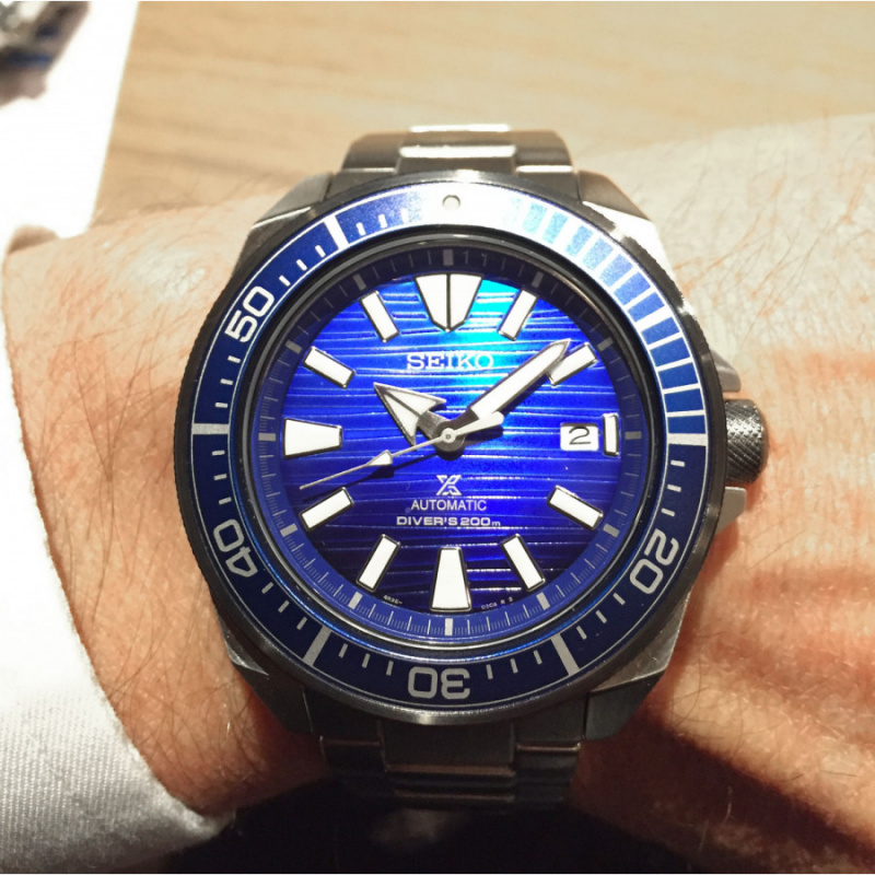 Seiko PROSPER 最新「Save the Ocean」愛海洋 別注版限量款 自動機械腕錶 SRPC93K1(武士)