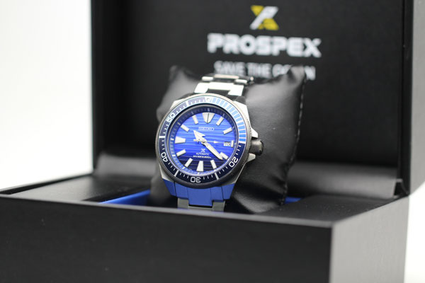 Seiko PROSPER 最新「Save the Ocean」愛海洋 別注版限量款 自動機械腕錶 SRPC93K1(武士)