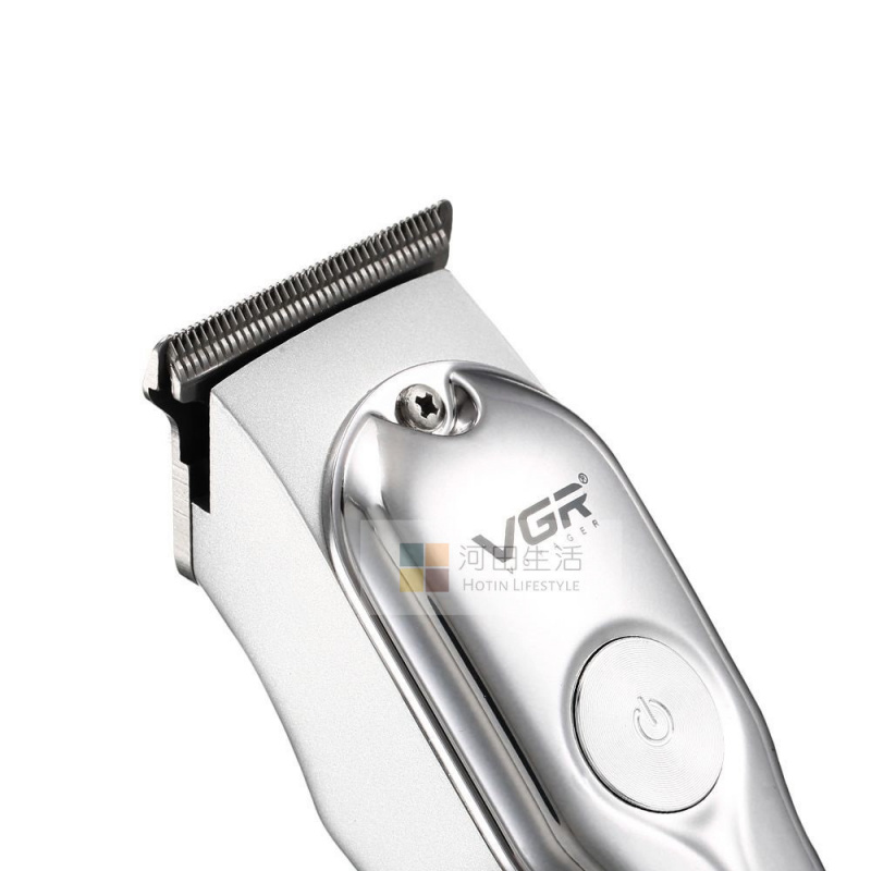 VGR V-071 USB充電不銹鋼電動理髮剪刀