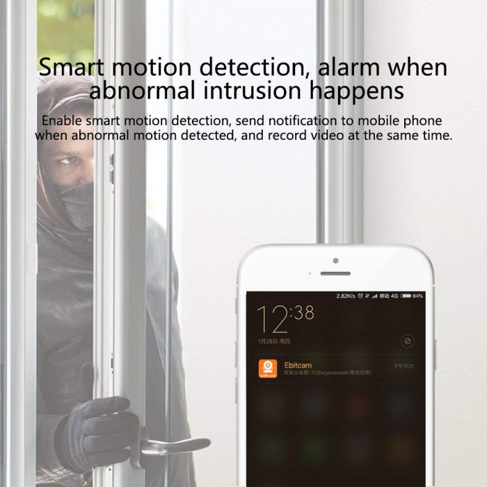 Ebitcam EB01 第二代防風雨全高清雲IP攝像機